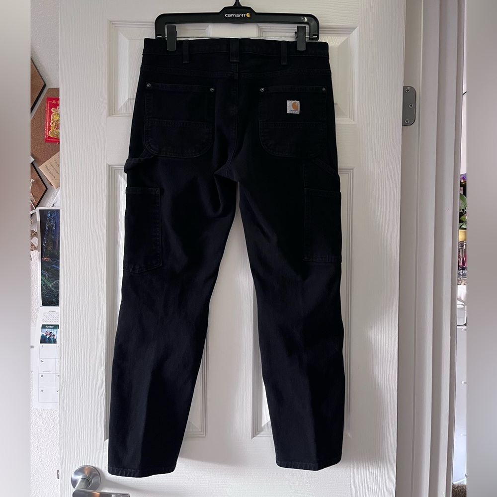 Women’s Carhartt Black Carpenter Pants